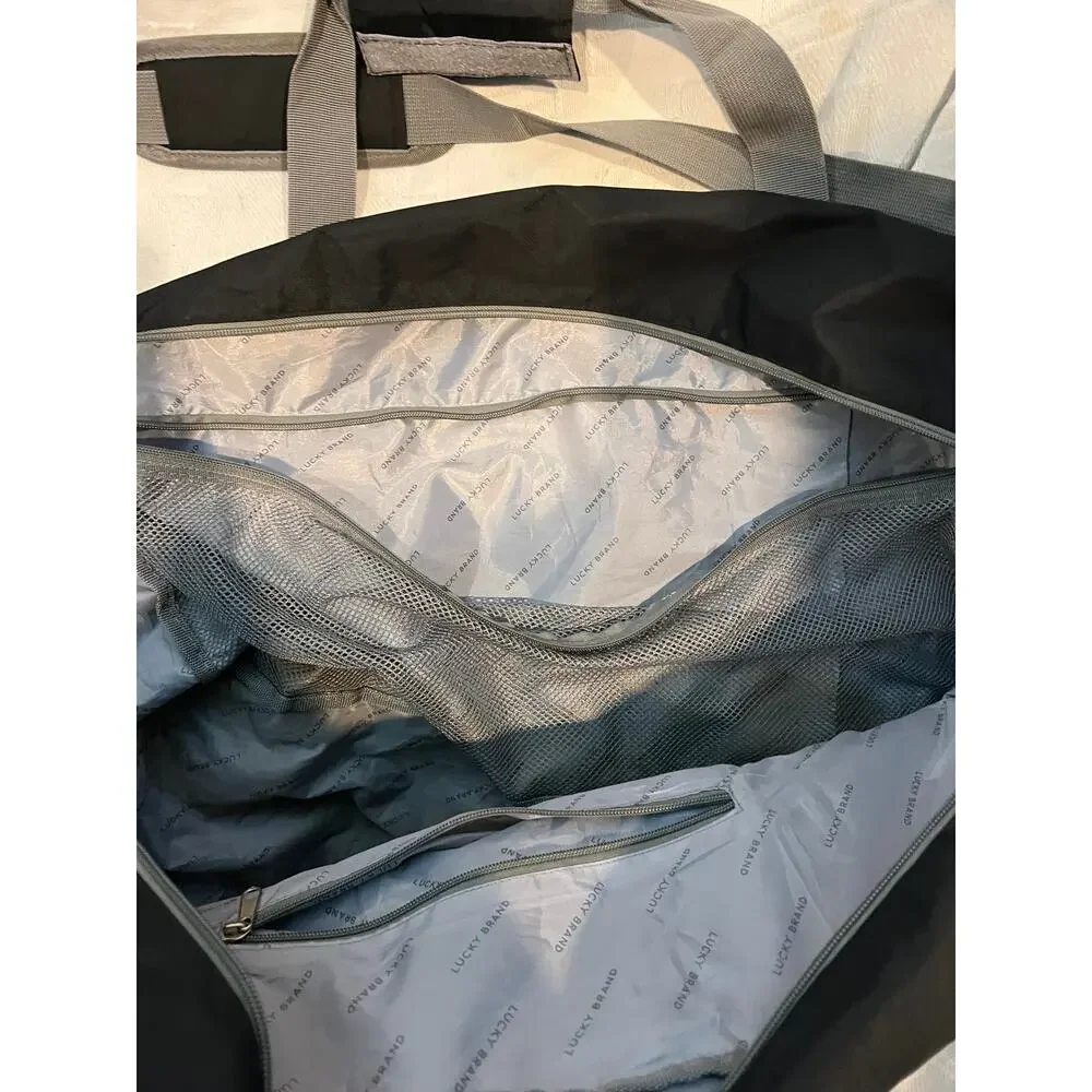 The Lucky Brand Black Duffel Bag, 24